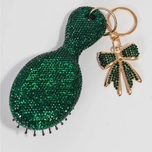Glitz and glam Rhinestone Keychain with Bow Charm
